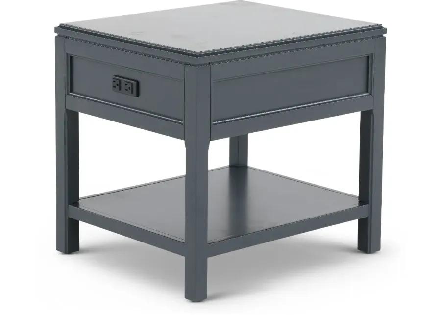 Alexander Midnight Blue End Table