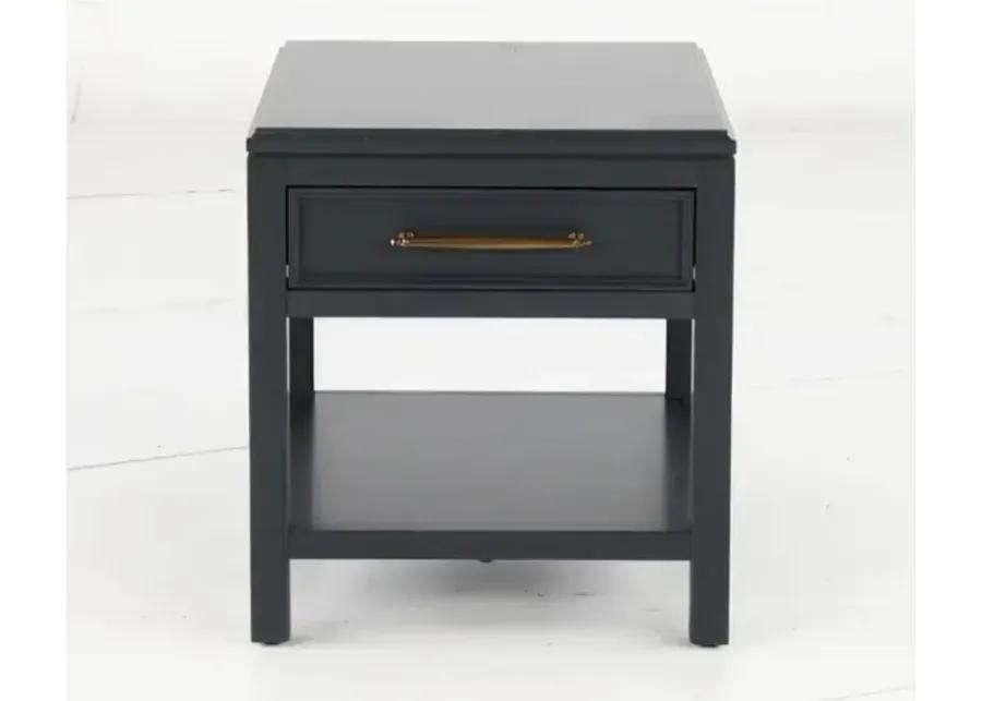 Alexander Midnight Blue End Table