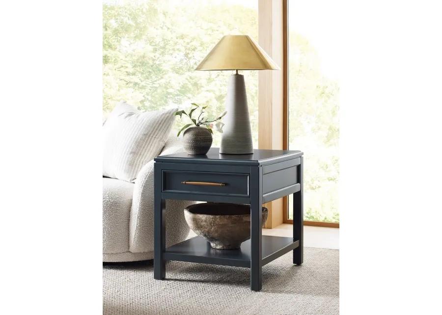 Alexander Midnight Blue End Table