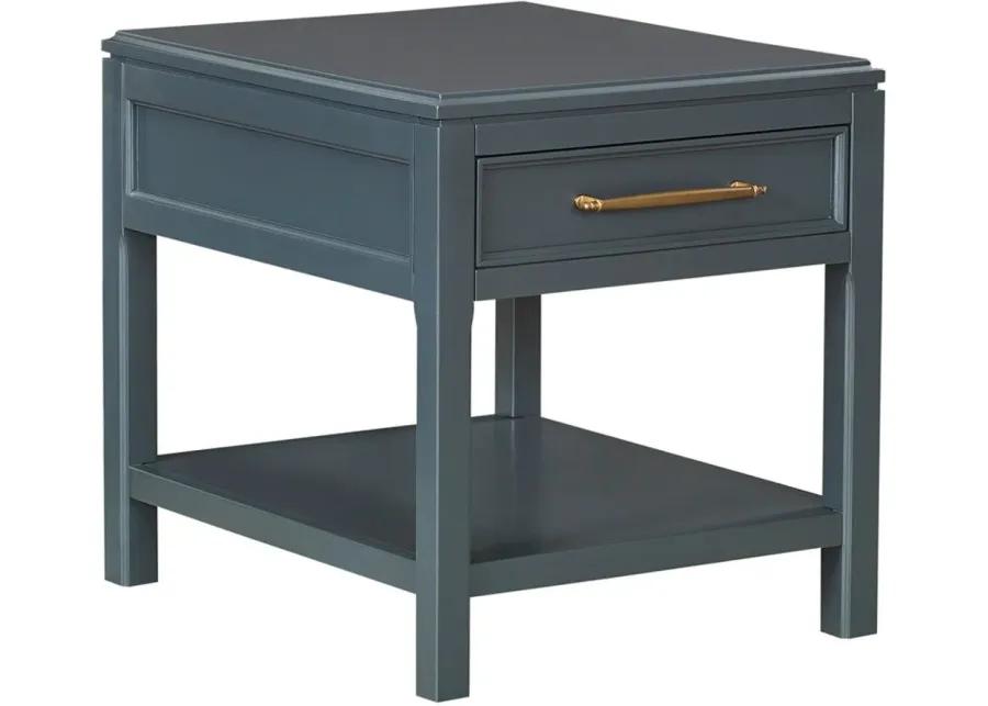 Alexander Midnight Blue End Table