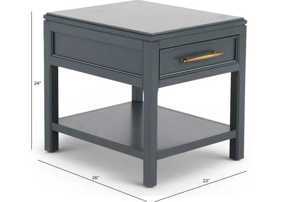 Alexander Midnight Blue End Table