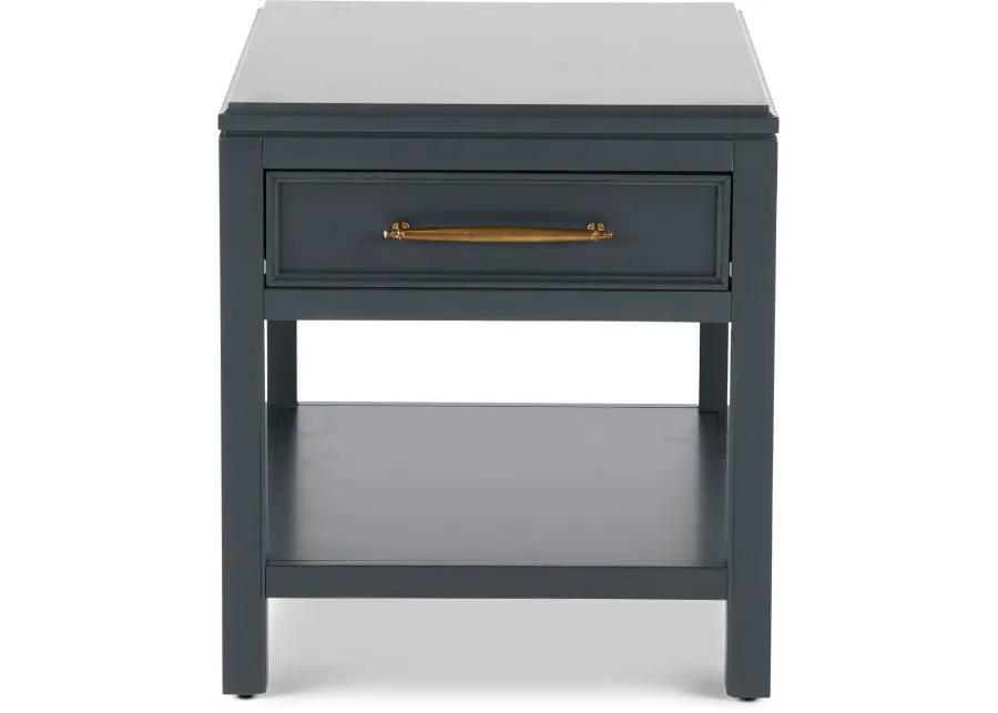 Alexander Midnight Blue End Table