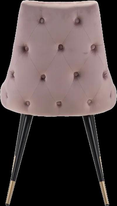 Piccolo Pink Velvet Dining Chair, Set of 2