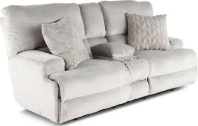 Renaldo Stone Gray Zero Gravity Power Reclining Loveseat