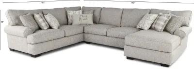 Celadon Light Beige 3 Piece Sectional