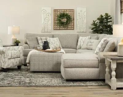 Celadon Light Beige 3 Piece Sectional