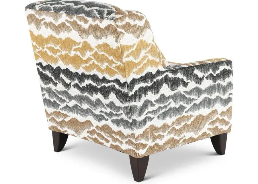 Cody Beige and Gray Accent Chair