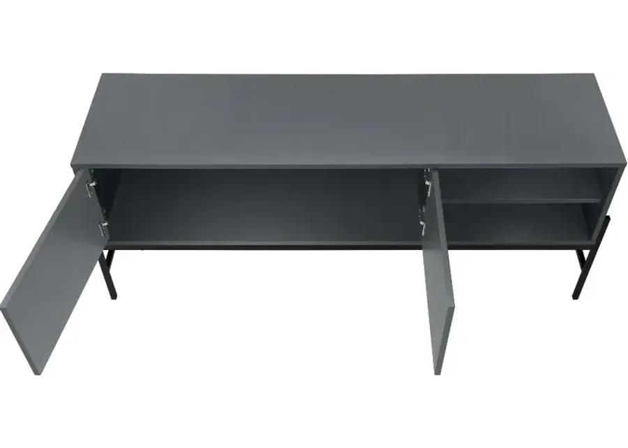 Florence Gray Modern Two Door TV Stand