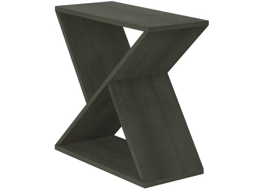 Dasha Contemporary Dark Green Accent Table