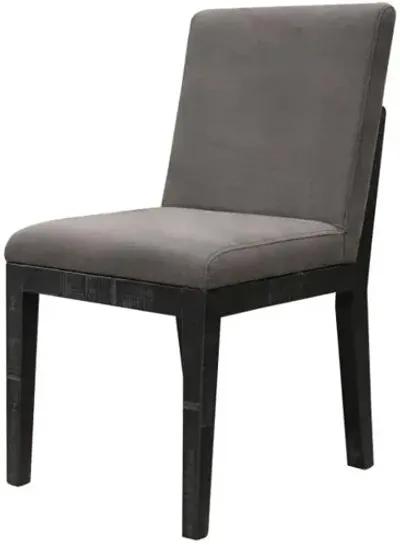 Loft Black and Gray Dining Chair