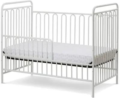 Trinity White Metal 3-in-1 Convertible Crib