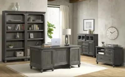 Foundry Pewter 76" Bookcase