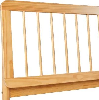 Cama Natural Wood Queen Spindle Bed