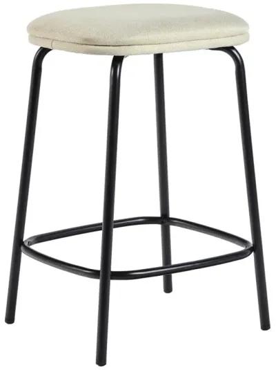 Mull Ivory Upholstered Counter Height Stool - Set of 2