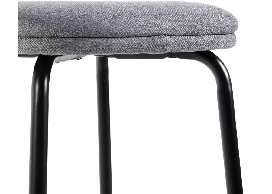 Mull Charcoal Upholstered Counter Height Stool - Set of 2