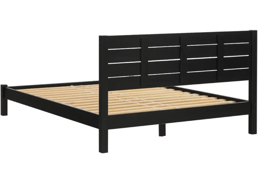 Isla Black Queen Platform Bed