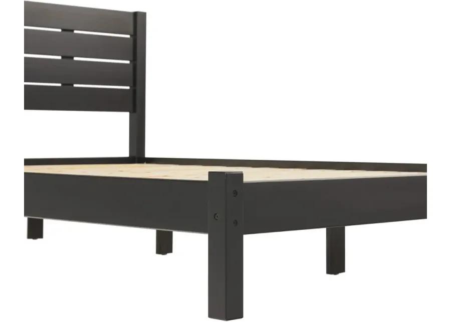 Isla Black Queen Platform Bed