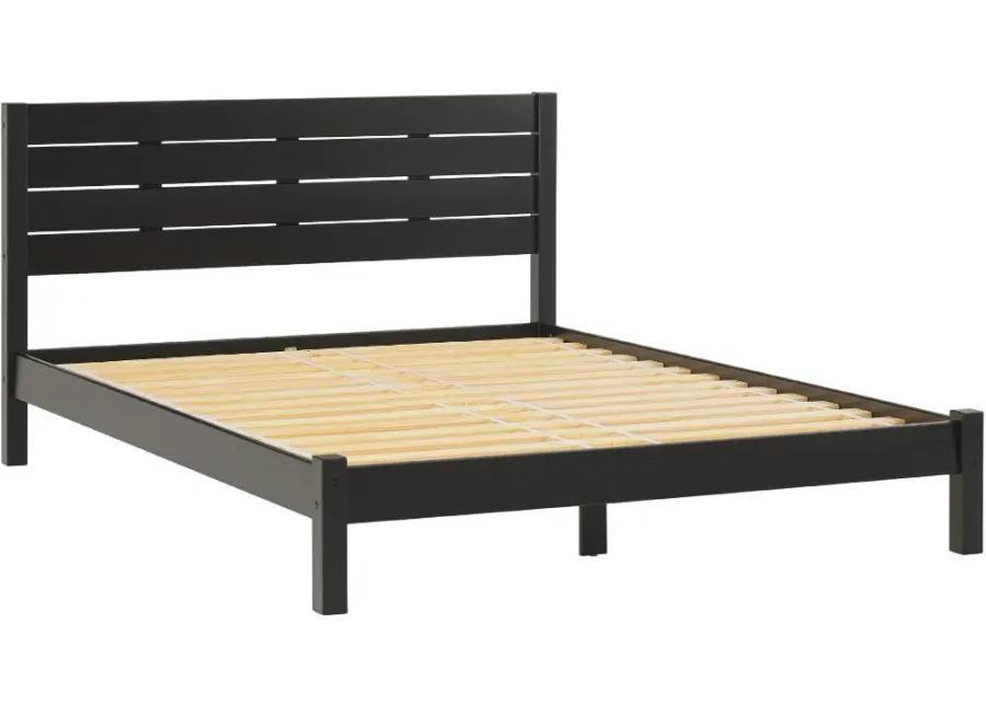 Isla Black Queen Platform Bed