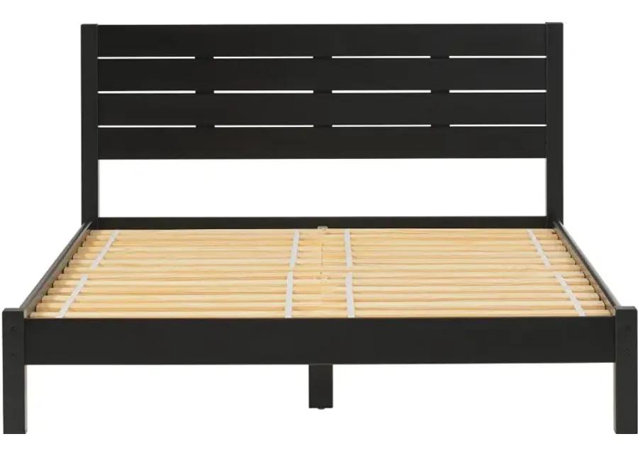 Isla Black Queen Platform Bed