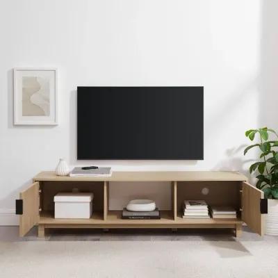 Arundo 58" 2 Door Oak TV Stand