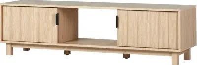 Arundo 58" 2 Door Oak TV Stand