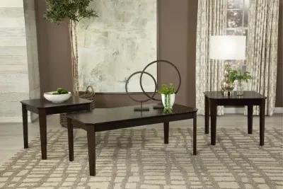 Amaro Brown 3-Piece Table Set