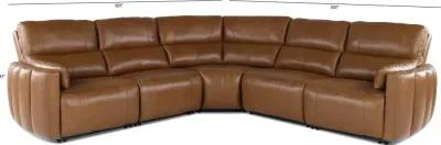 Modesto Sable 5-Piece Power Reclining Sectional