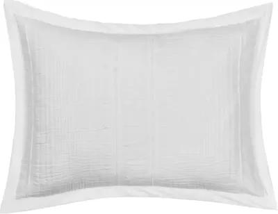 J. Queen Modern Brentwood White King Pillow Sham