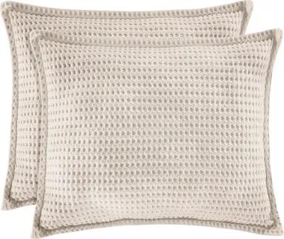 J. Queen Natural Pebble Beach Sand Standard Sham