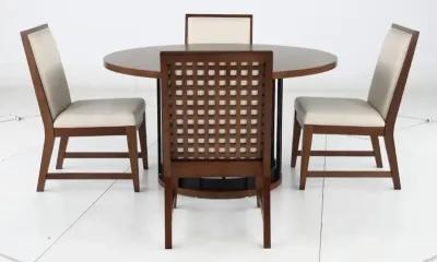 Midland Brown 5 Piece Dining Set