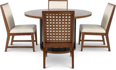 Midland Brown 5 Piece Dining Set