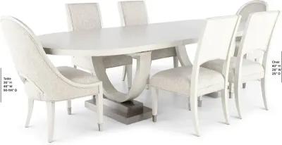 Brighton Gray 7 Piece Dining Set