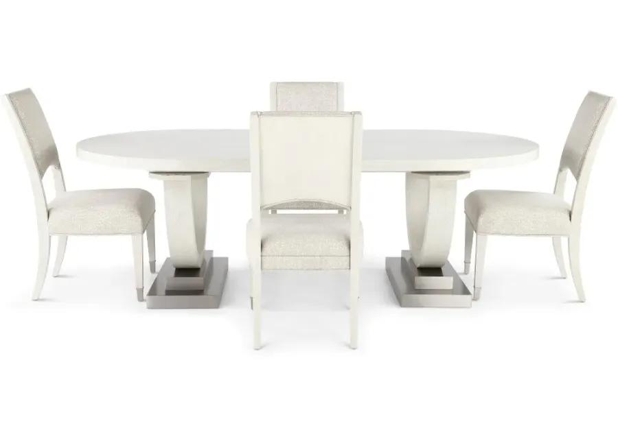 Brighton Gray 5 Piece Dining Set