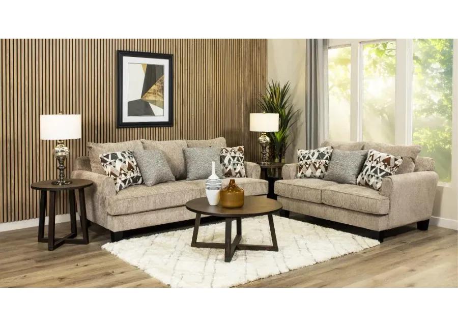 Bryn Beige 7 Piece Living Room Set