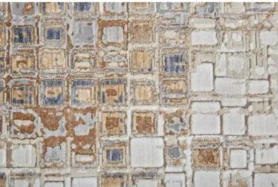 Laina 5 x 8 Mosaic Beige Gray Area Rug