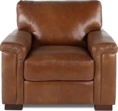 Splendor Brown Leather Chair