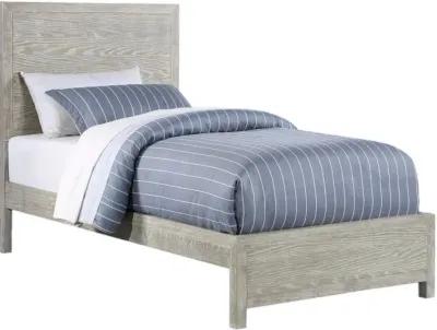 Fresno Gray Oak Twin Bed