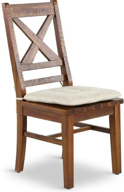 Vineyard Rustic Brown Dining Chair