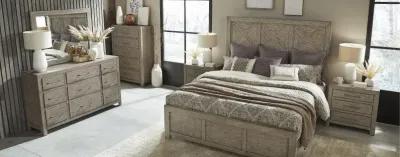 Skyview Gray King Bed