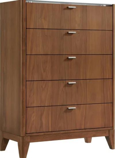 Beckton Walnut Chest of Drawers