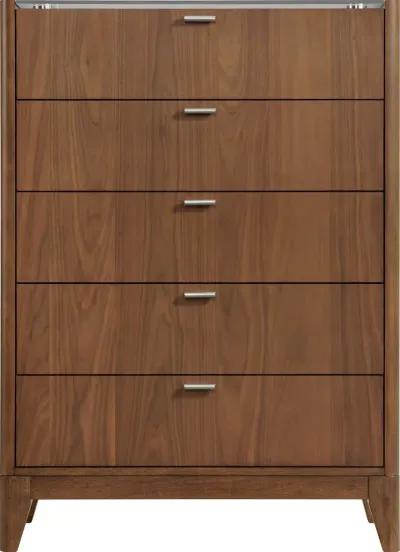 Beckton Walnut Chest of Drawers