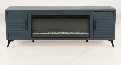 Malibu Blue 78" Fireplace TV Stand