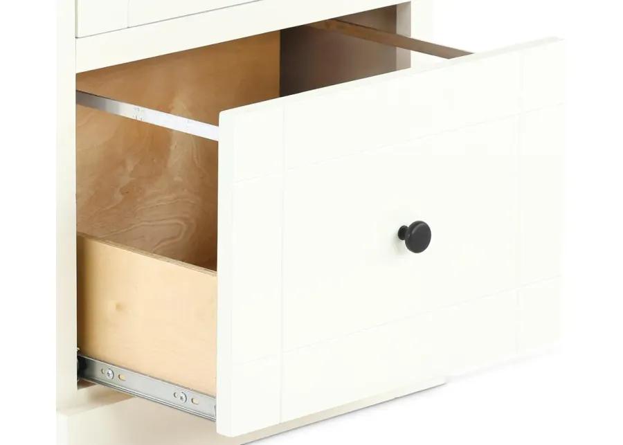 Elliott White File Cabinet