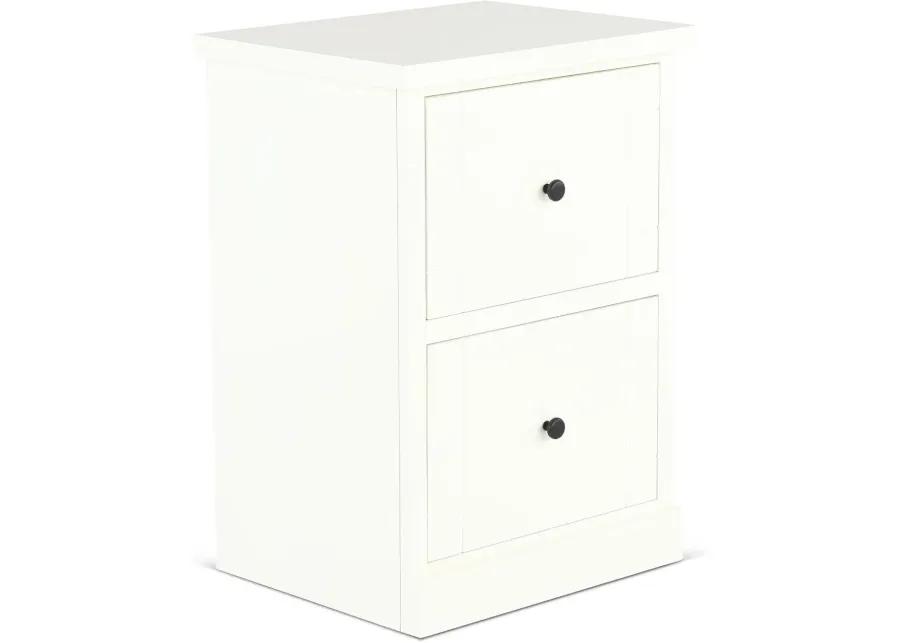 Elliott White File Cabinet