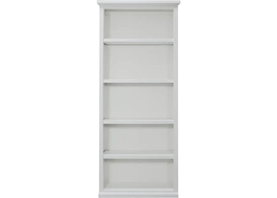 Elliott White 4-Shelf Bookcase