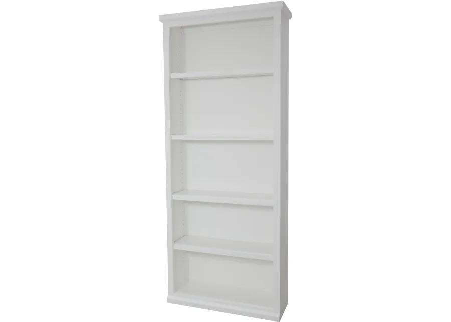 Elliott White 4-Shelf Bookcase