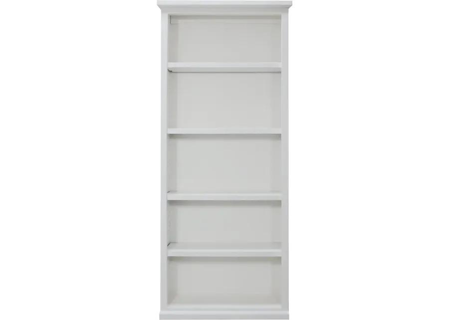 Elliott White 4-Shelf Bookcase