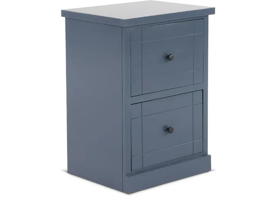 Elliott Blue File Cabinet