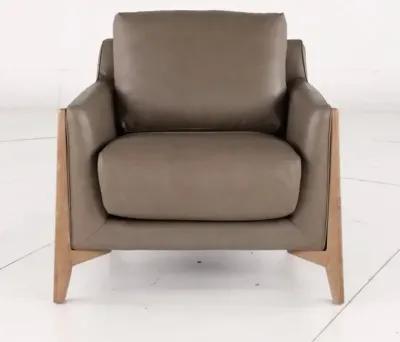 Yeti Mushroom Brown Leather Chair