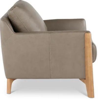 Yeti Mushroom Brown Leather Chair